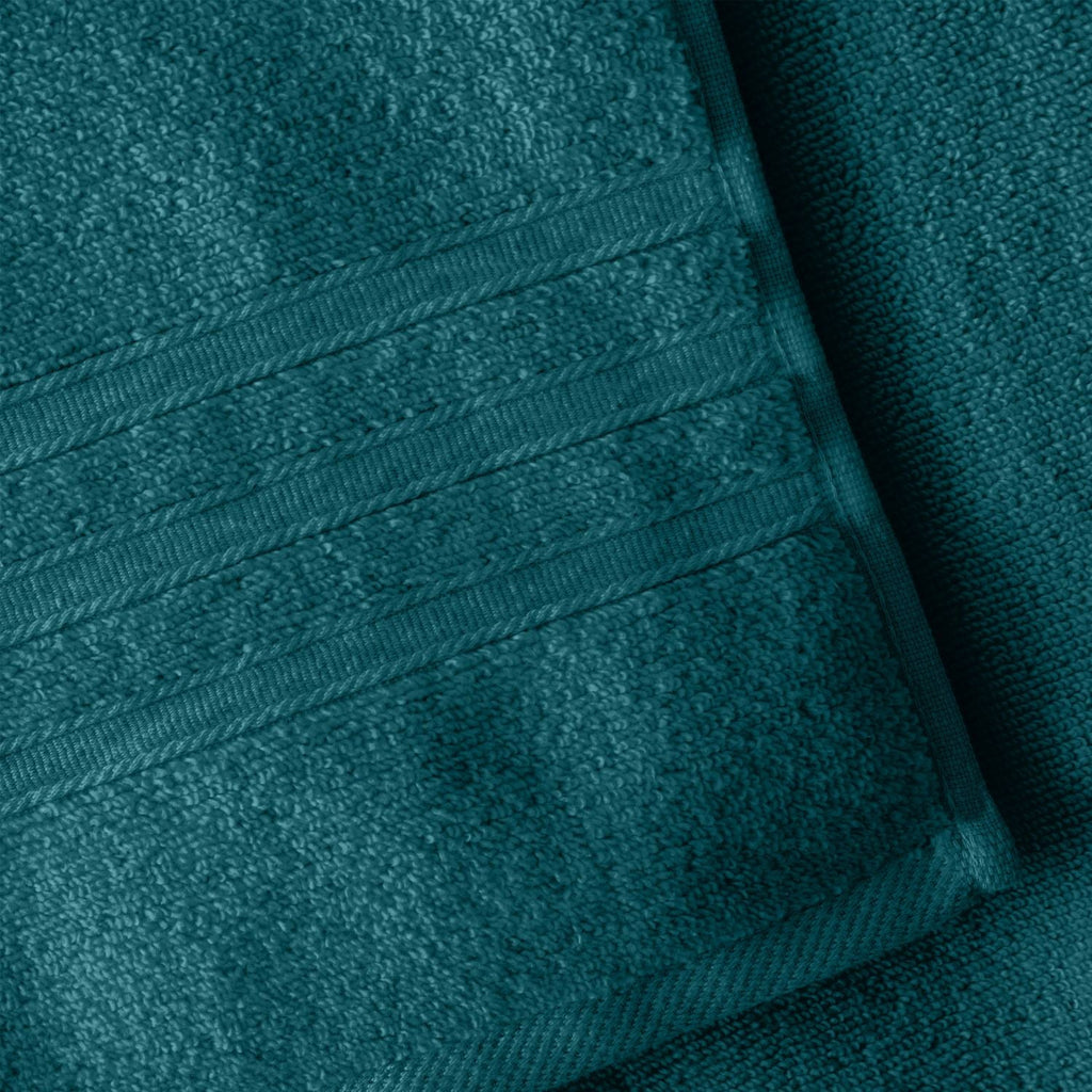 Catherine Lansfield Zero Twist Teal Green Cotton 6 Piece Towel Bale Set