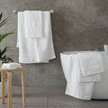 Catherine Lansfield Zero Twist White Cotton Towels