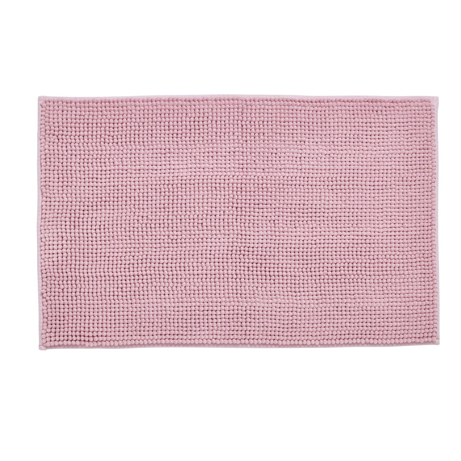 Catherine Lansfield Bobble Pink Bath Mat