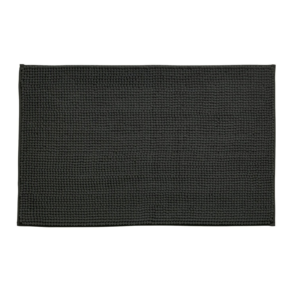 Catherine Lansfield Bobble Charcoal Grey Bath Mat