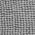 Catherine Lansfield Bobble Silver Grey Bath Mat