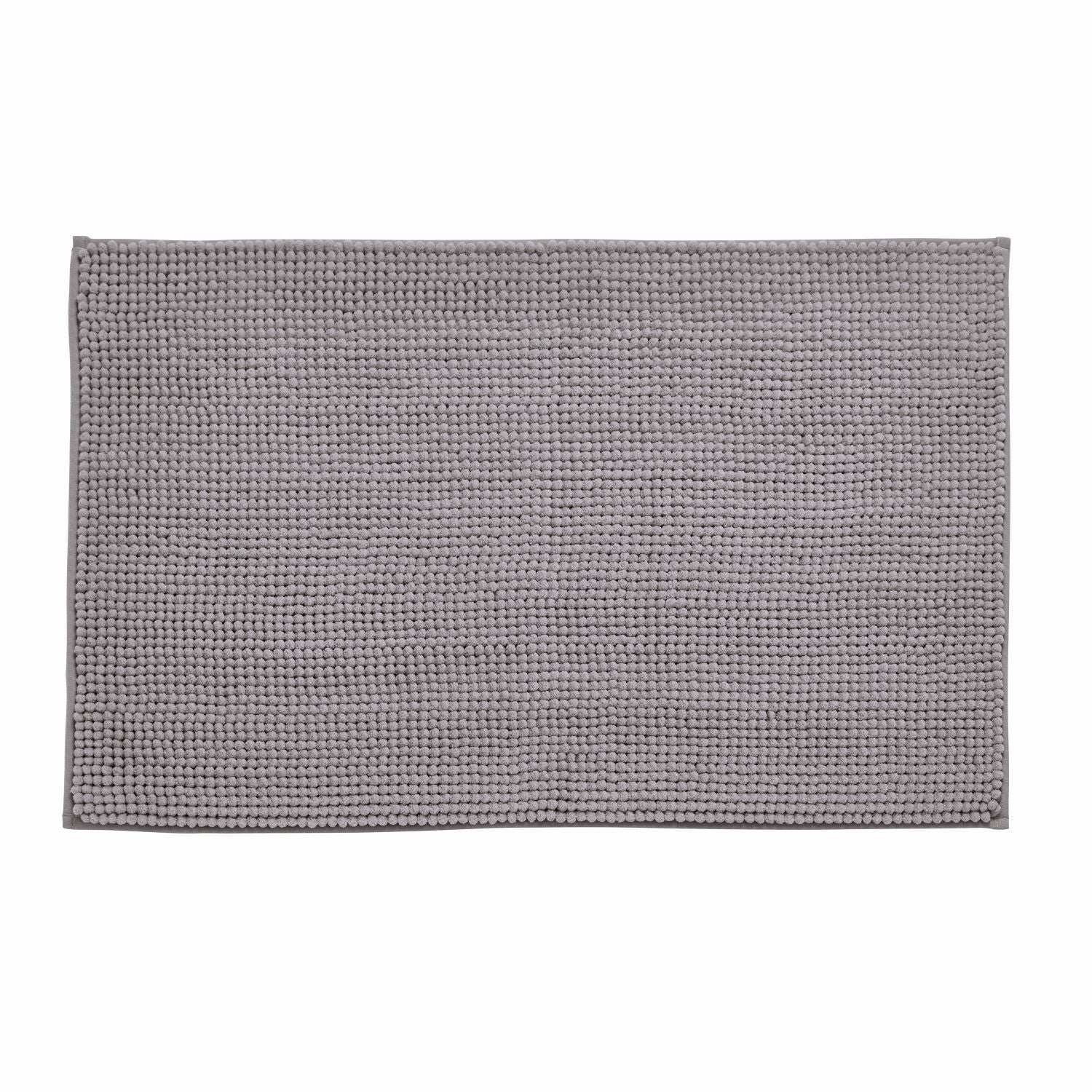 Catherine Lansfield Bobble Silver Grey Bath Mat