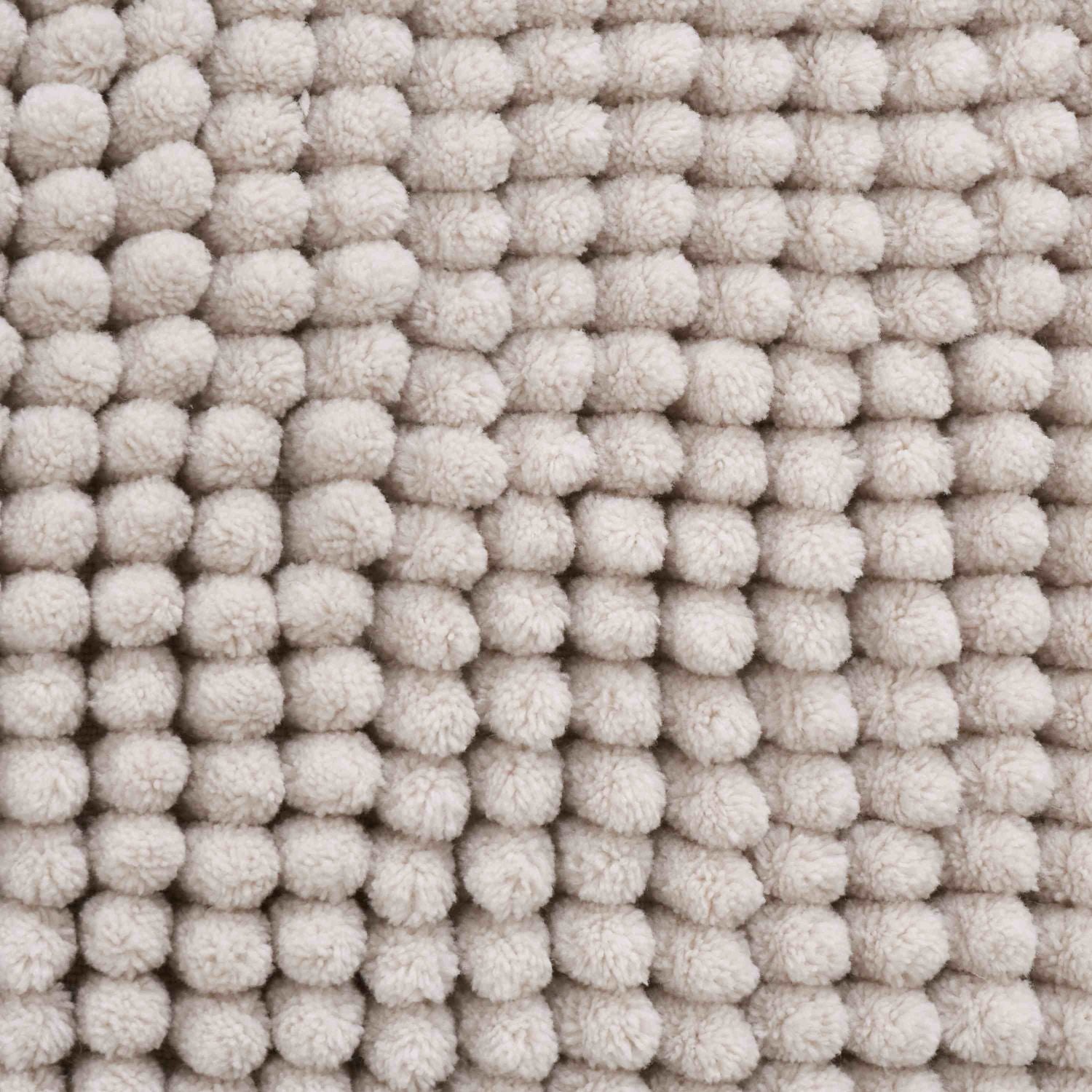 Catherine Lansfield Bobble Natural Bath Mat