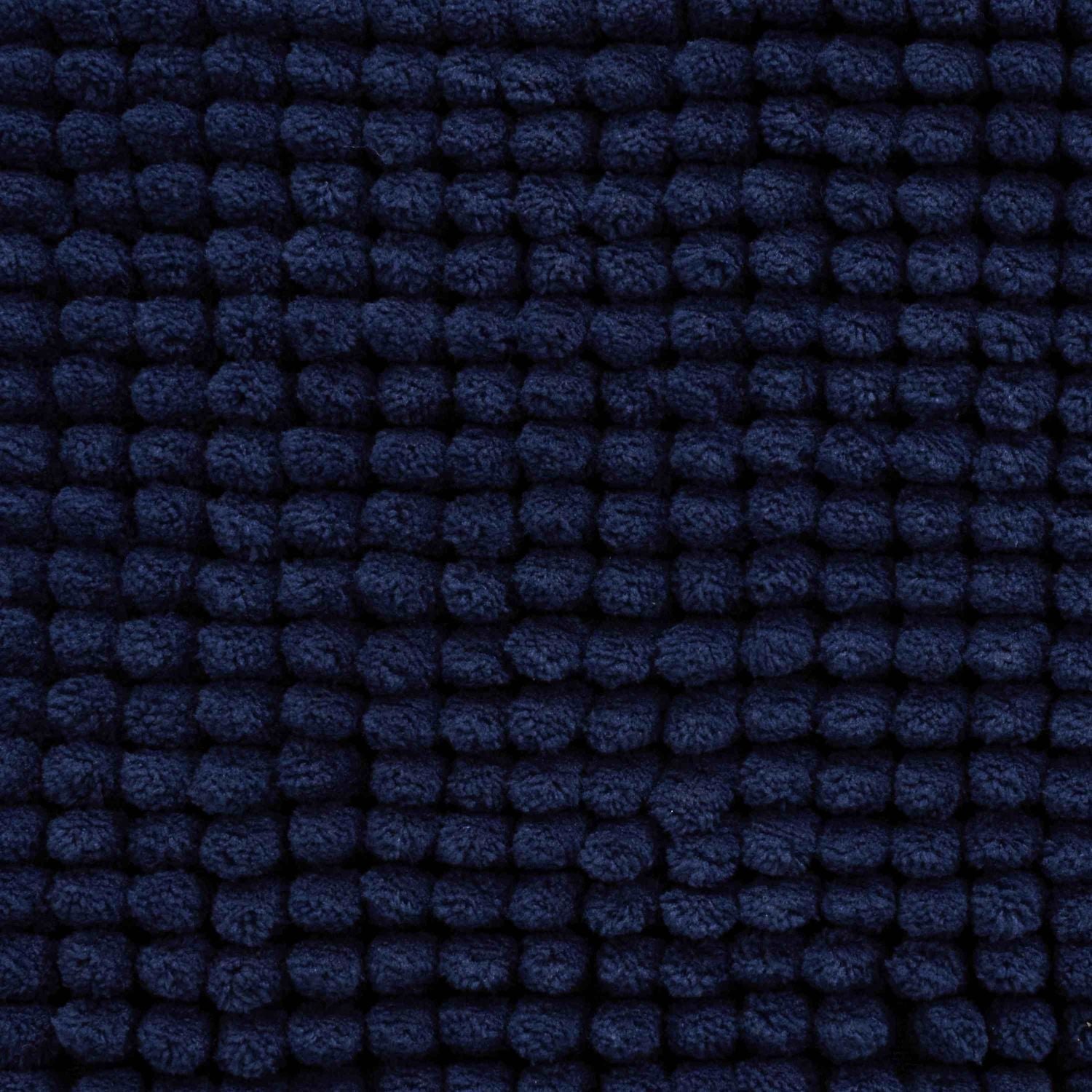 Catherine Lansfield Bobble Navy Blue Bath Mat