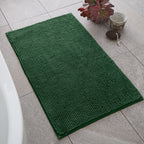 Catherine Lansfield Bobble Dark Green Bath Mat