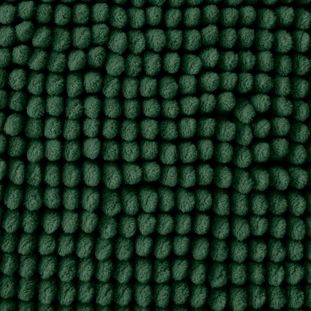 Catherine Lansfield Bobble Dark Green Bath Mat