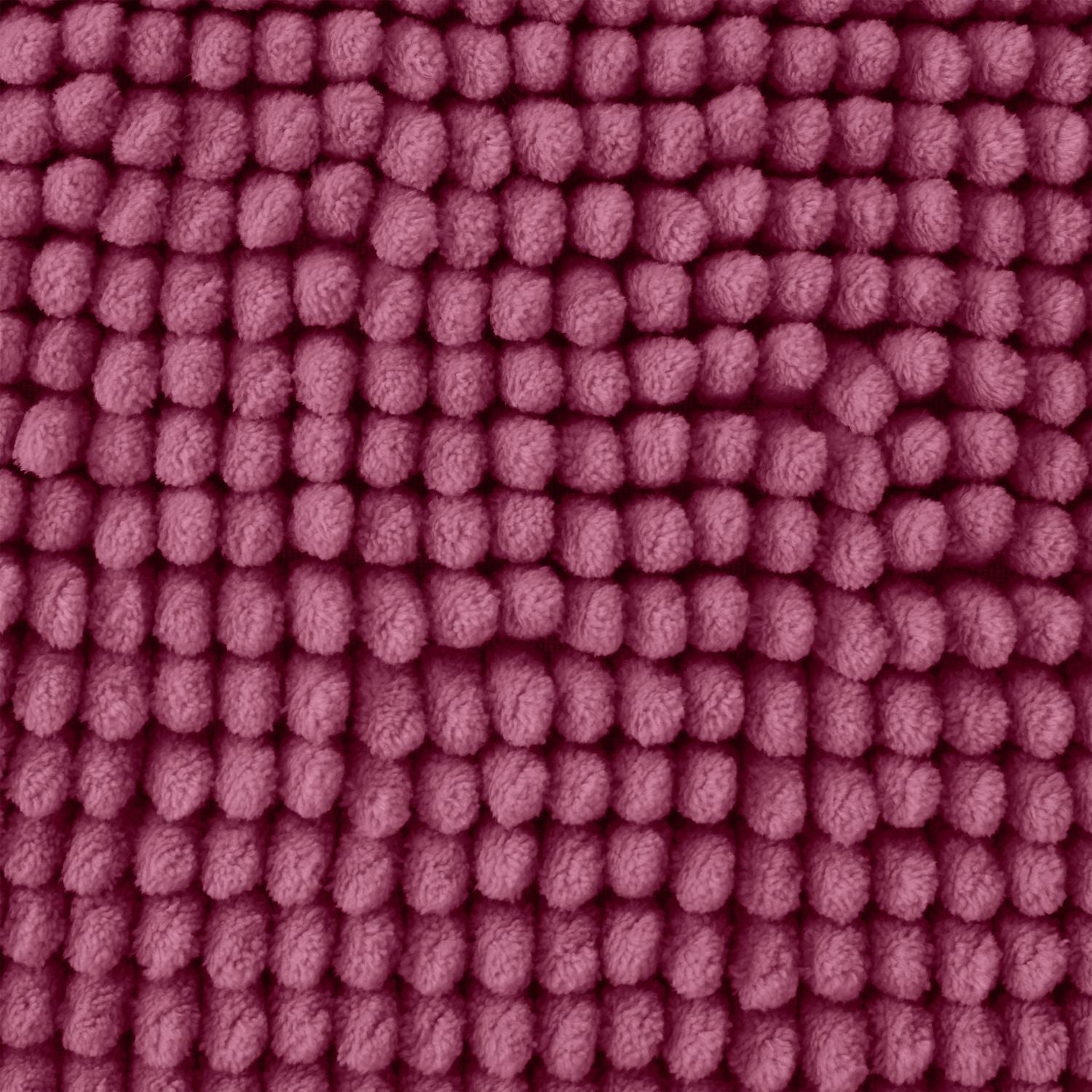 Catherine Lansfield Bobble Raspberry Bath Mat