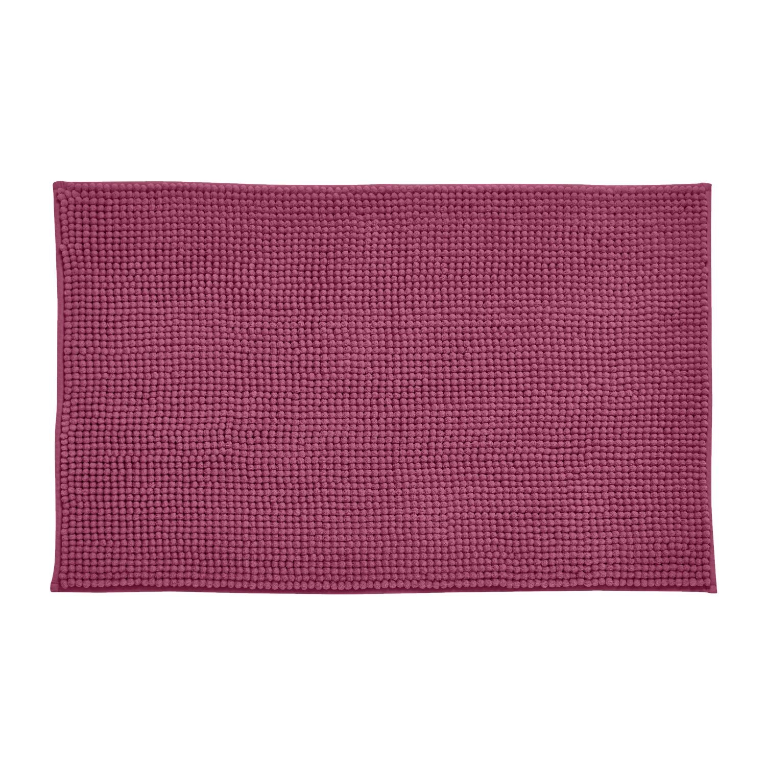 Catherine Lansfield Bobble Raspberry Bath Mat