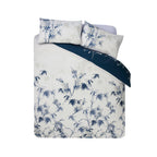 Catherine Lansfield Kyoto Blue Floral Reversible Duvet Set