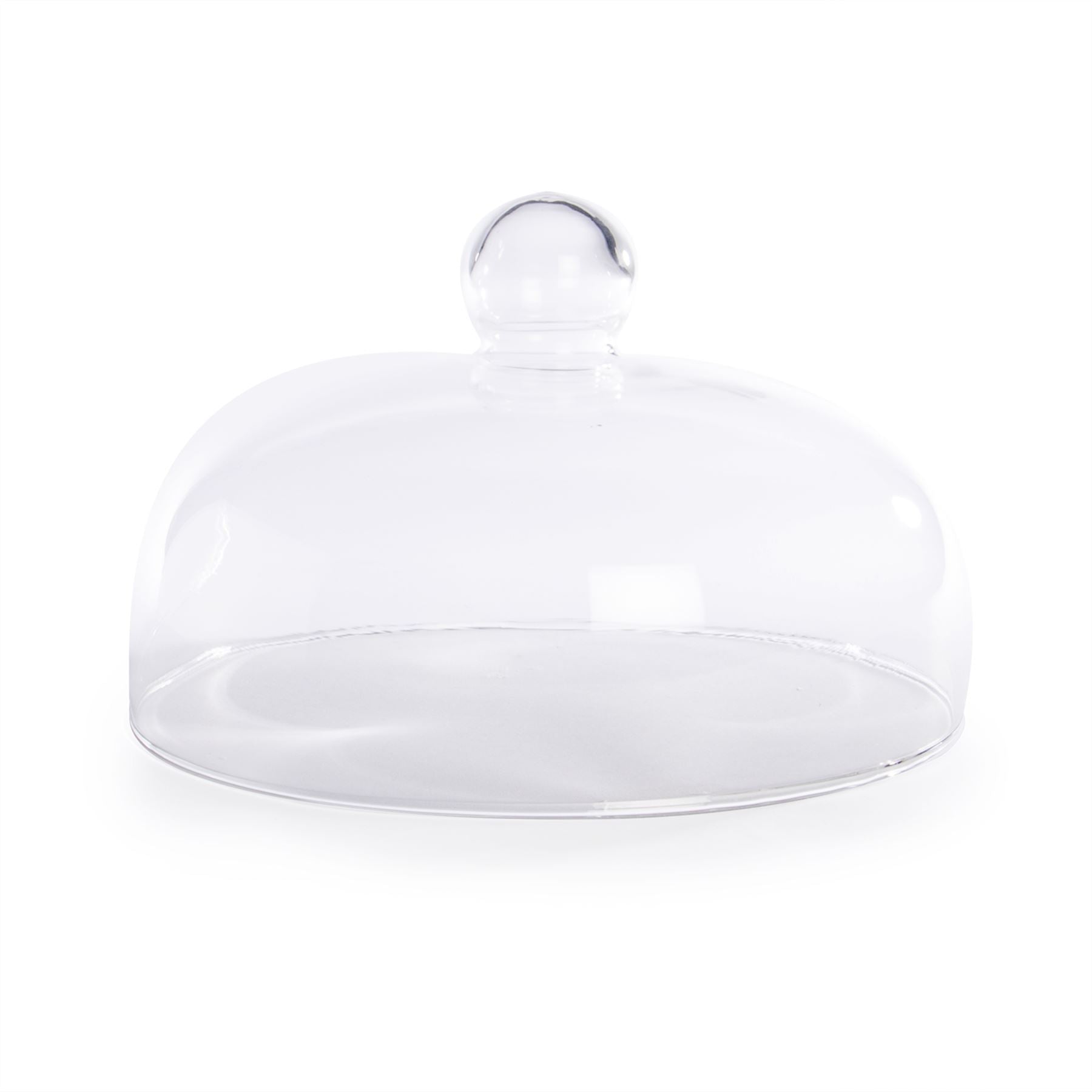 Ceramic Cake Stand with Glass Cover | M&W