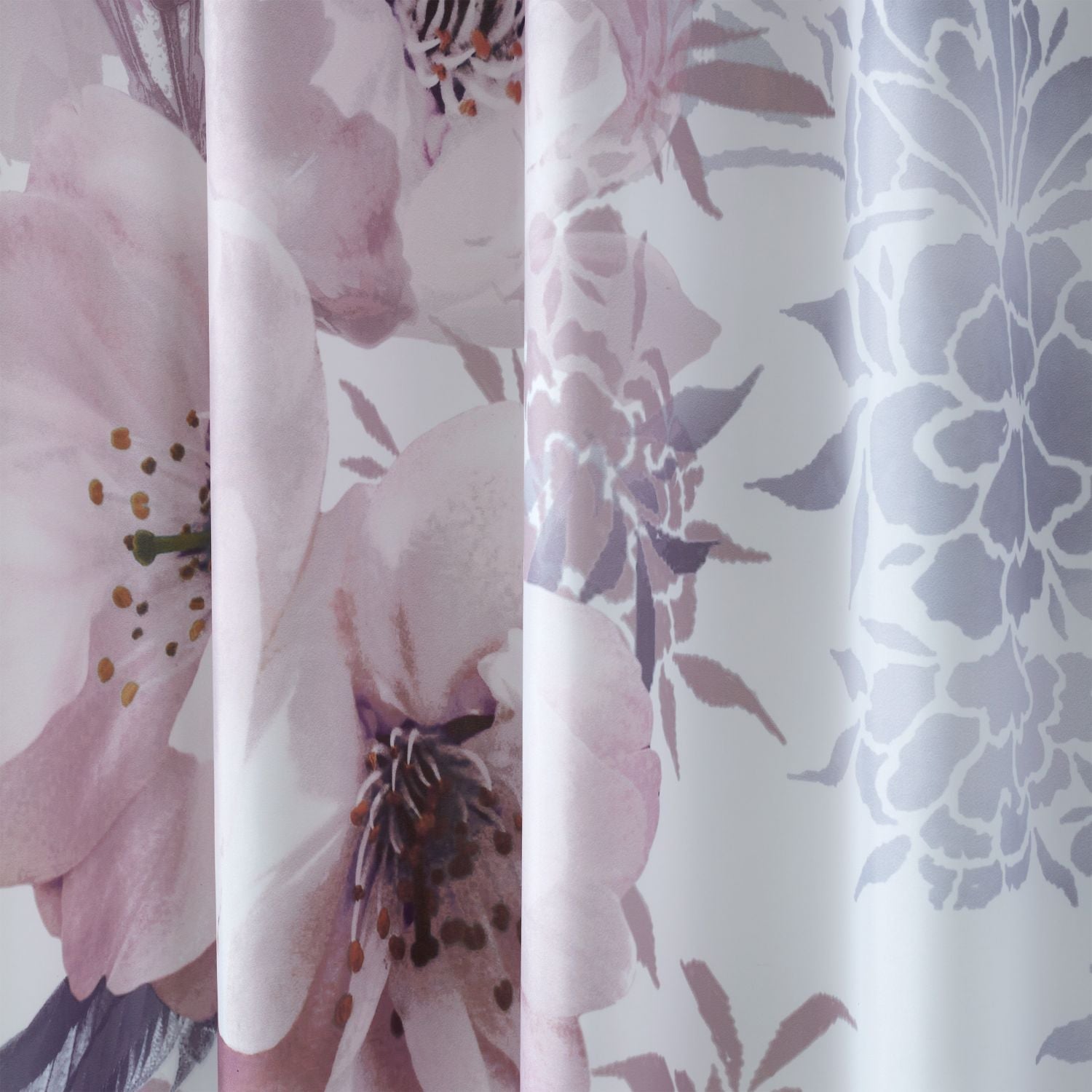 Catherine Lansfield Dramatic Floral Shower Curtain