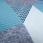 Catherine Lansfield Larsson Teal Geo Reversible Duvet Set