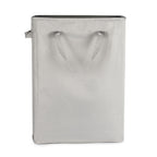 45L Slim Laundry Basket with Handles Grey | M&W
