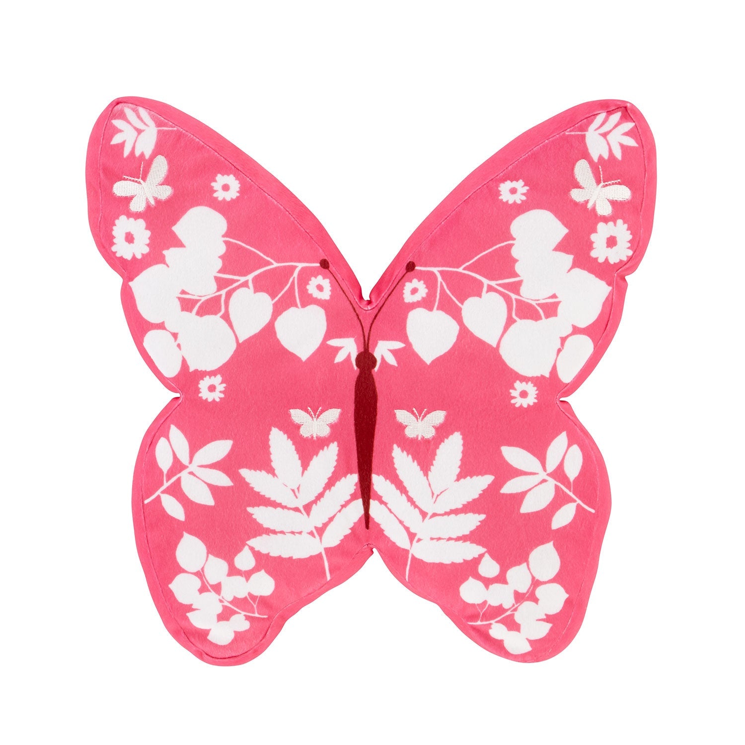 Catherine Lansfield Pink Butterfly 3D Shaped Cushion