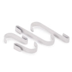 Round Metal Umbrella Stand in White | M&W