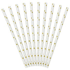 Gold Star Paper Straws (10pk)
