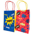 Super Hero Party Paper Treat Bag (8pk)