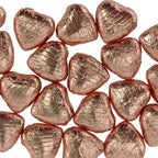 Copper Foil Chocolate Hearts x20