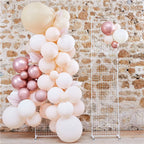 A Touch Of Pampas White Metal Grid Panel - 2m