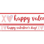 Happy Valentine's Day Paper Banners - 1m (3pk)