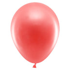 Red Metallic Balloons - 12" Latex (10pk)