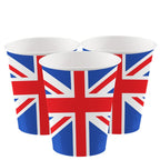 Union Jack Paper Cups - 250ml (8pk)