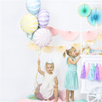 Light Pink Candy Swirl Foil Balloon - 18"