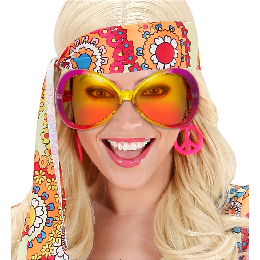 60's Pink/Yellow Glasses
