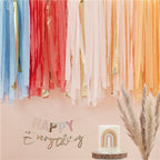 Pastel Rainbow Ceiling Steamers