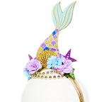 Glitter  Floral Mermaid Headband