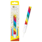 Rainbow Singing Cake Fountain Candle - 5.9"
