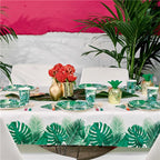 Tropical Fiesta Palm Plastic Table Cover - 1.2m x 1.8m