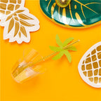 Tropical Leaf Plastic Tumblers - 266ml (30pk)