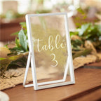 White Metal Customisable Photo Frame Sign