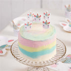 We Heart Unicorn Shaped Candles (5pk)
