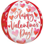 Orbz Valentine's Day Watercolour Balloon - 16" Foil