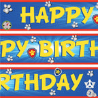 Paw Patrol Style Paper Banners - 1m (3pk)