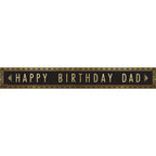 Happy Birthday Dad Paper Banners - 1m (3pk)