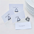 Contemporary Wedding Place Card Holders (6pk)