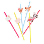Farm Friends Paper Straws (16pk)