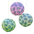 Tiki Tropics Paper Lanterns with Tassels (3pk)