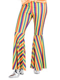 Rainbow Striped Flares - Adult Costume