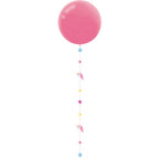 Unicorn Glitter Paper Balloon Tail - 1.8m