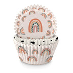Boho Rainbow Cupcake Cases - 5cm (75pk)