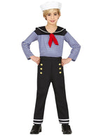Stripe Sailor Boy - Child Costume
