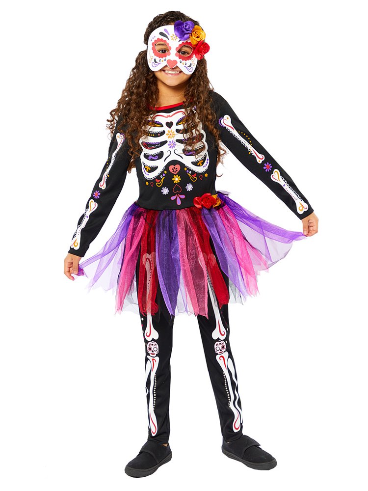 Day of the Dead Dress - Child Costume