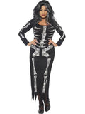 Skeleton Tube Dress - Adult Costume
