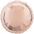 Rose Gold 18" Circle Foil Balloon - unpackaged