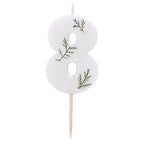 Number 8 Leaf Foliage Candle