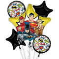 Justice League Balloon Bouquet - Assorted Foils (5pk)